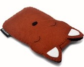 Fox iPhone Case - iPhone 4 Case - iPod Case - iPod Touch Case - Handmade iPod Felt Case - Cute Fox - iPod Touch 5 Cover