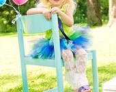 Tutu Infant Toddler Girl Pretty Peacock Tutu Purple Blue Green Newborn to 5T