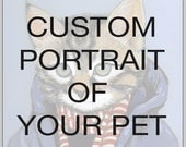 Custom Portrait of your pet by Heather Mattoon