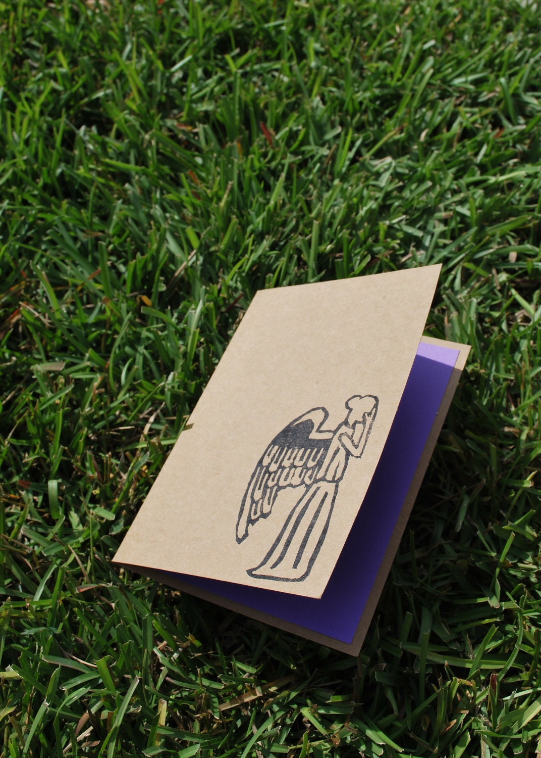 Doctor Who Weeping Angel Card