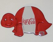 Turtle - Red White Coca Cola Classic Soda Can Magnet (ct2)