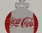 Christmas Ornament Ball - Red White Coca Cola Soda Can Magnet