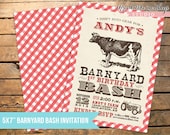 Vintage Barnyard Bash Invitation Il_170x135