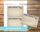 Fossil Hunter Thank You Note Il_170x135