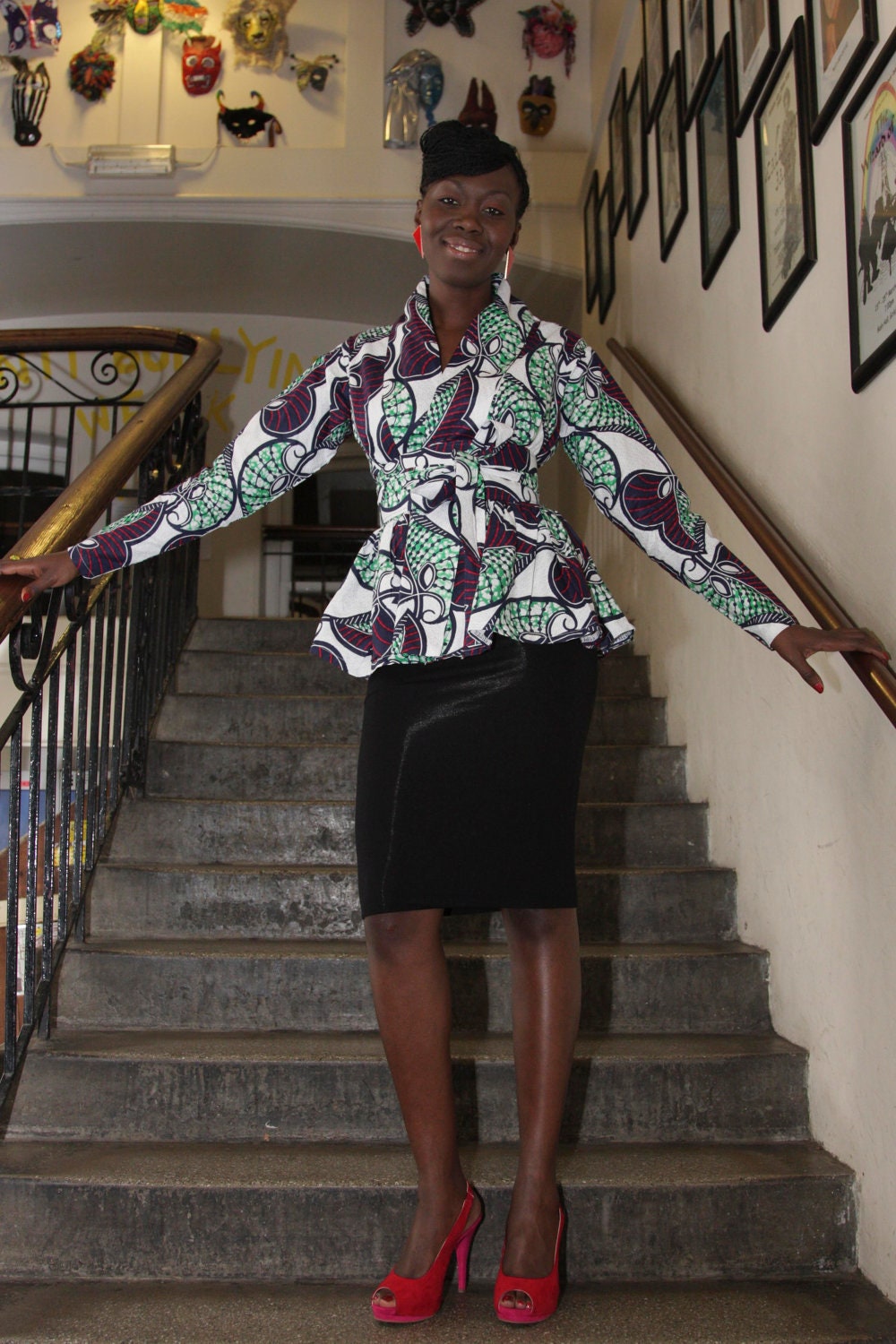 Ankara madam shirt