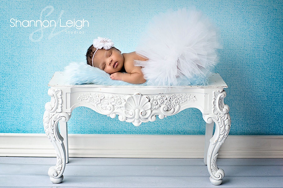 White Tutu Sweet Snowflake Couture Tutu Set From The Sweet Holiday Collection Gorgeous Holiday Photo Prop