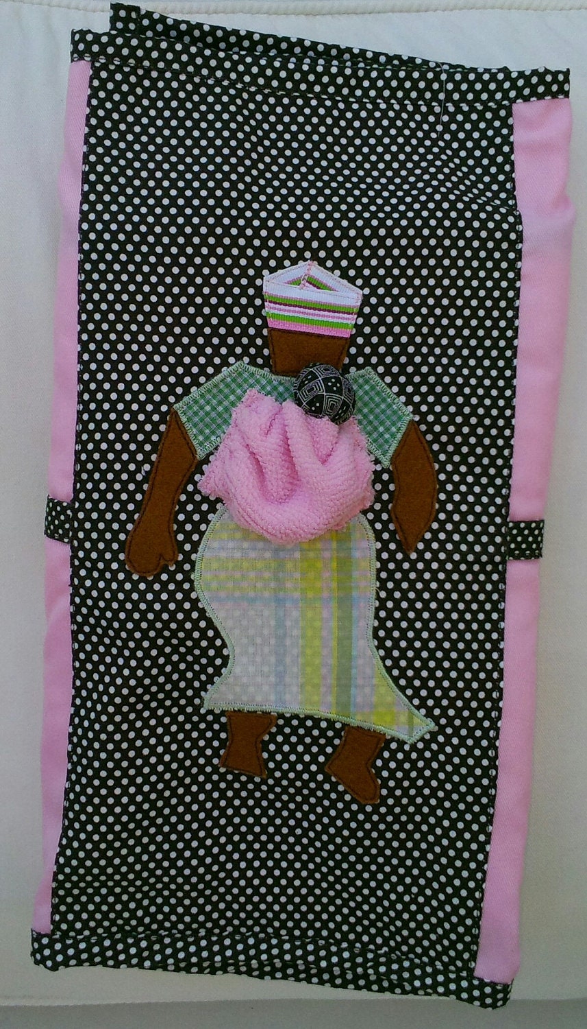 Travel Diaper Changing Mat, African Mama Design