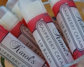 Lip Balm - RASPBERRY CREAM - Moisturizing Lip Balm