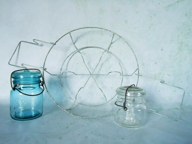 Rustic Wire Canning Jar Rack - Vintage Canning Rack - Rustic Canning Supply