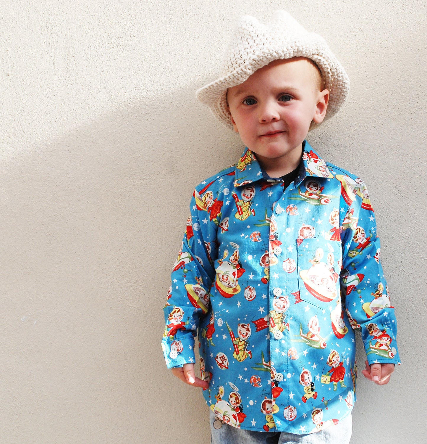 Boys shirt-rocket boy