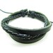 fashion Adjustable Black leather Woven Bracelets mens bracelet cool bracelet jewelry bracelet bangle bracelet  cuff bracelet 1024S