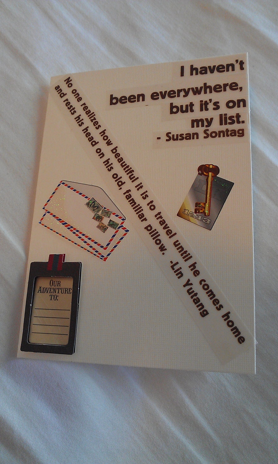 Travel Quotes Passport Cover