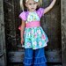 Hailey's Triple Ruffle Pants and Capris PDF Pattern size 6 months to size 8