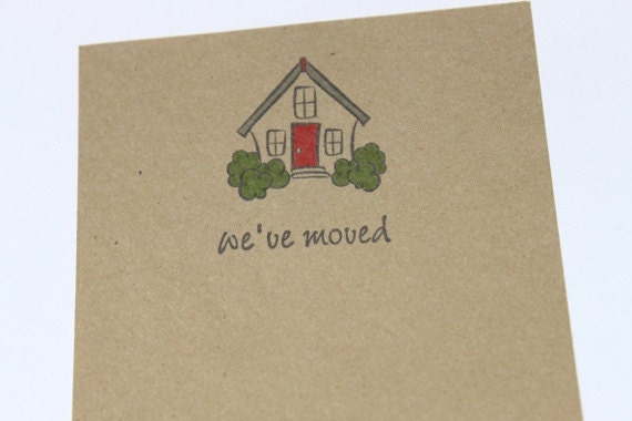 Change of Address Postcards- We've Moved, Set of 10
