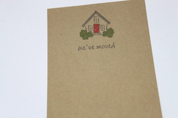 Change of Address Postcards- We've Moved, Set of 10
