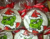 Two Dozen GRINCH Sugar Cookies