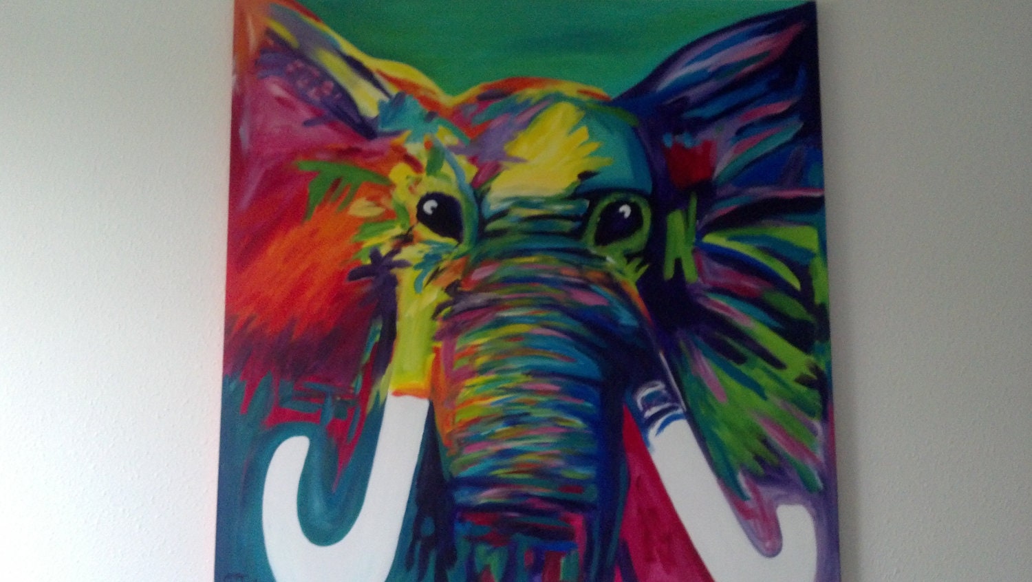 Abstract Elephant painting