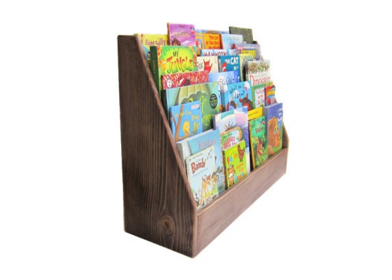 CHILDRENS BOOKCASE / Chocolate Brown Zero VOC Finish/ Other Colors Available