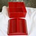 Plastic Red Vintage 35MM Slide Box