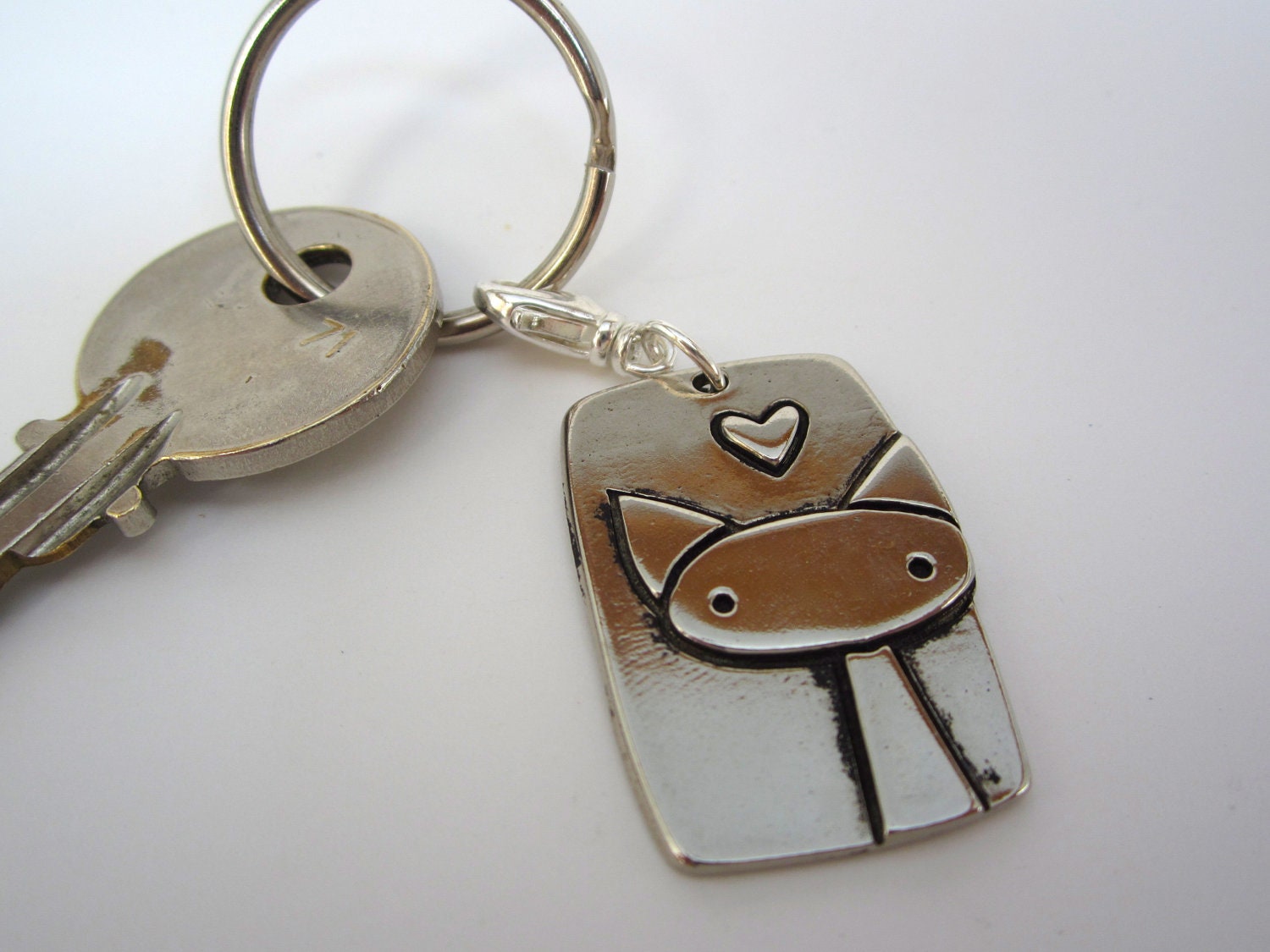 Cute Cat Keyring