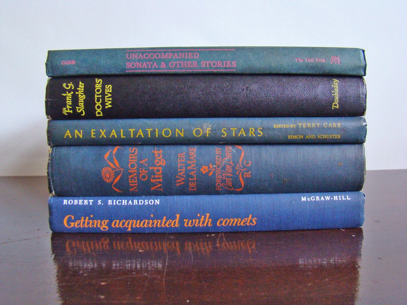 vintage book collection BRIGHTS on DARKS edition