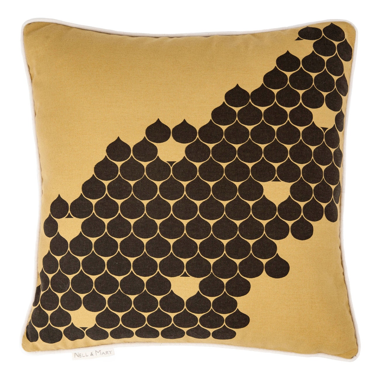 Modern Scales Pillow - Gold, 16 x 16