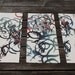 Silk Screen Swirls, Wall art, OOAK printmaking, Vibrant and Bold art