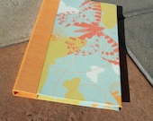 Blue and Orange Butterfly Blank Journal