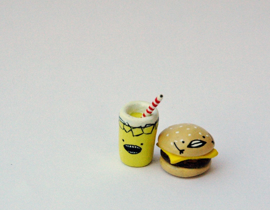Burger and Lemonade