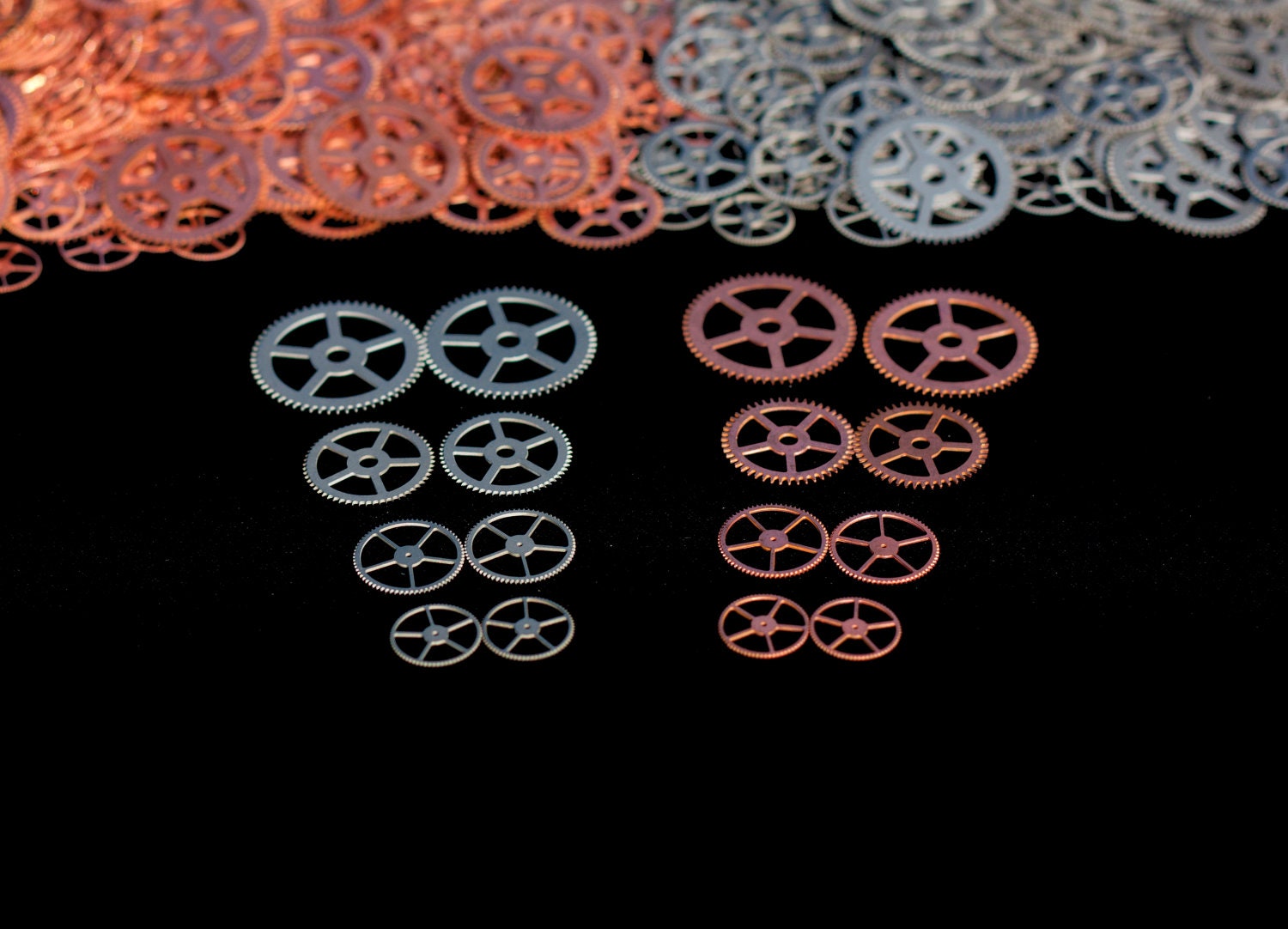 16x Mix Pack of STAINLESS STEEL and COPPER Gears .5" - 1" (12mm - 25mm)