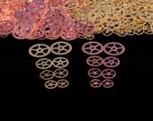 16x Mix Pack of BRASS and COPPER Gears .5" - 1" (12mm - 25mm)