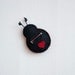 Ladybug felt brooch