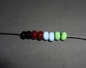 Handmade Lampwork spacer bead set SRA CPteam FHFTeam