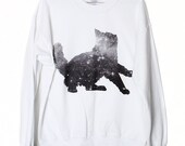 Galaxy Cat Sweatshirt (Select Size)