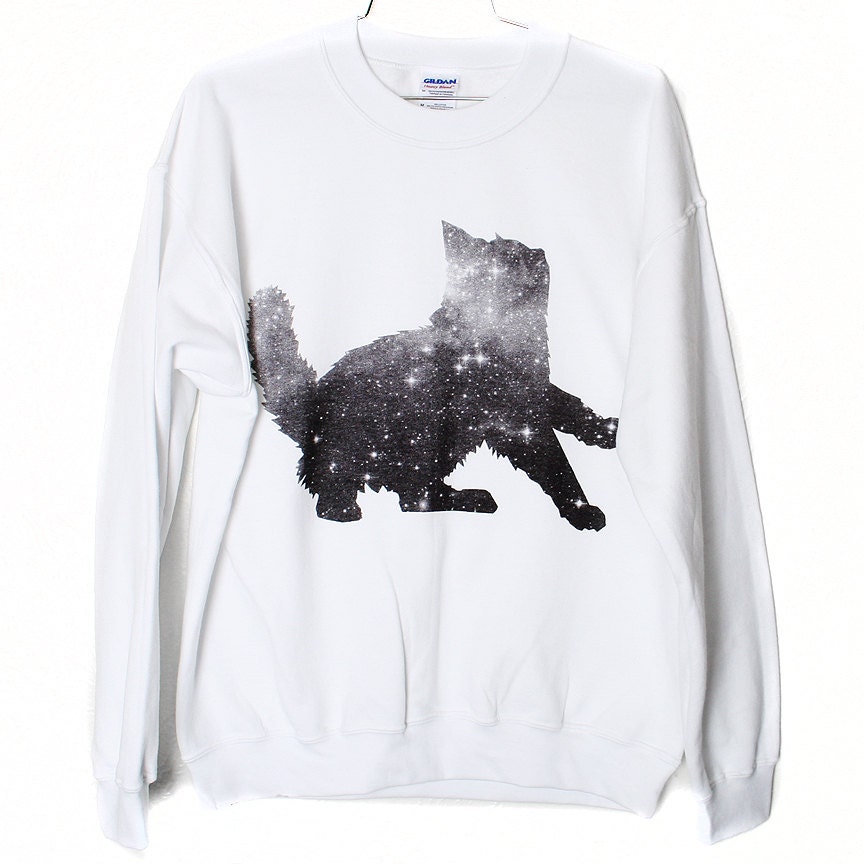 Galaxy Cat Sweatshirt (Select Size)