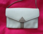 VTG Liz Claiborne Cross Body Purse 80s Taupe