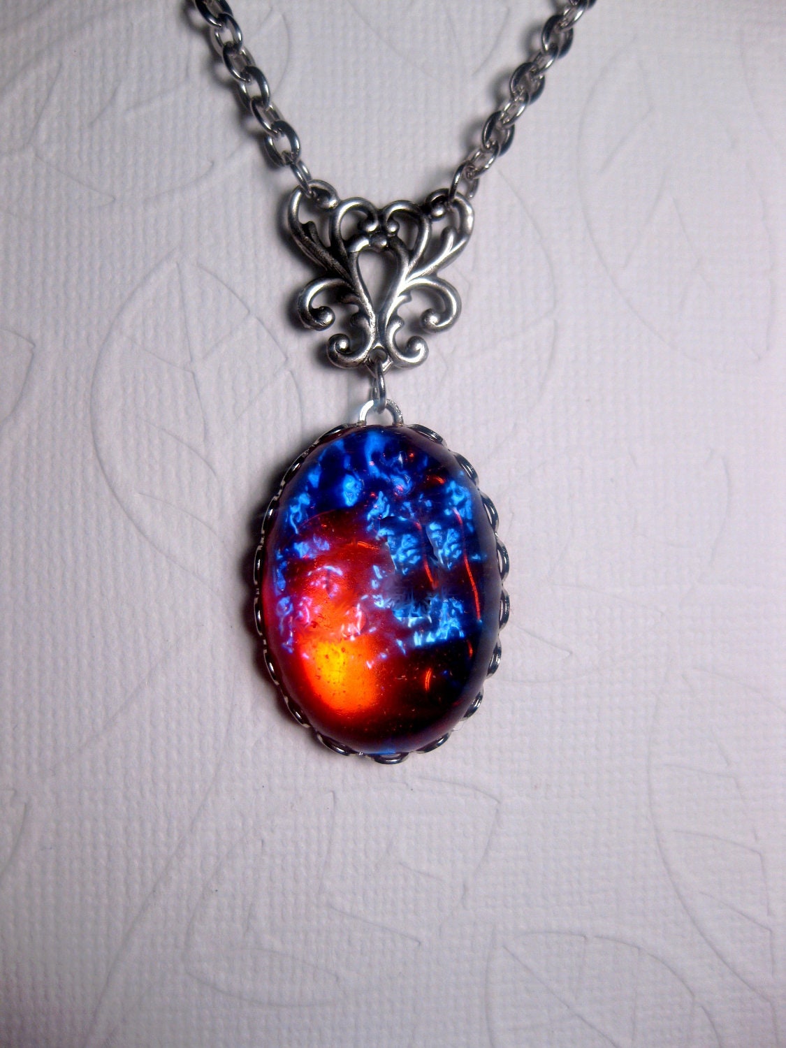 Fantasy Geekery Dragon's Breath Opal Galaxy Necklace