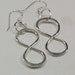 Infinity Dangle Earrings Fine Silver