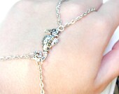 Sea Horse Bracelet Ring Bracelet Hand Chain Silver Slave Bracelet Sea Life Animal Jewelry Summer Accessories