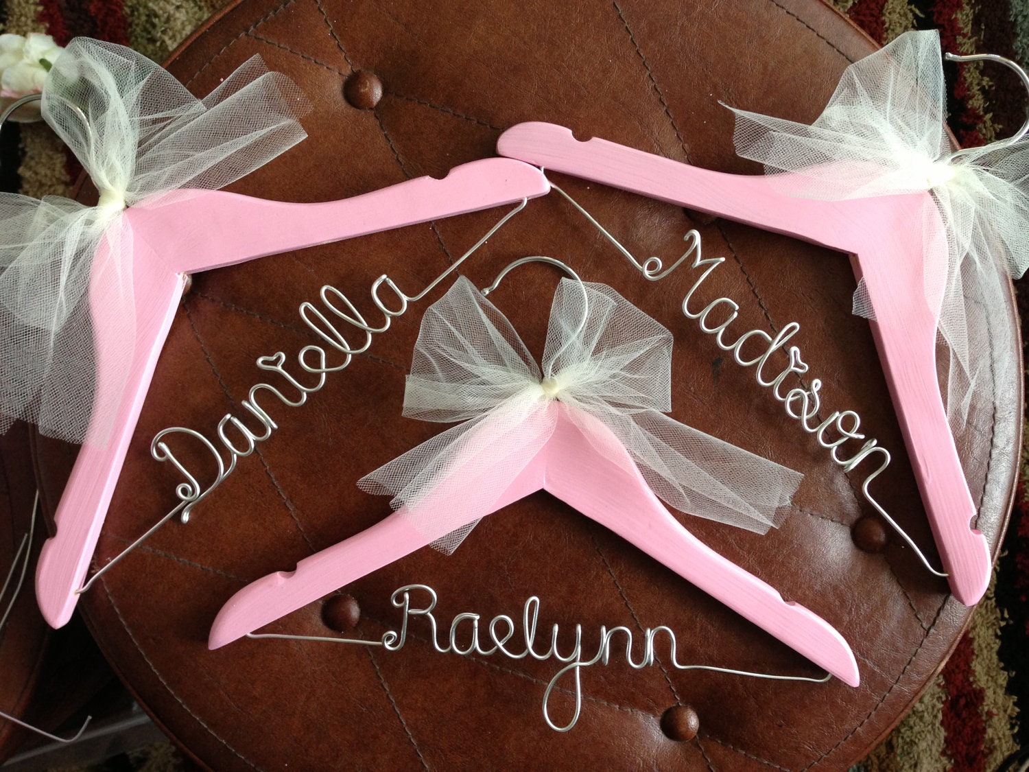 personalized Childrens hanger, kids hanger, flower girl hanger, wedding hanger, wire hanger, bridesmaid, gift