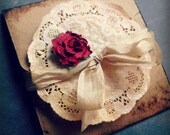 Red Rose Vintage Invitation