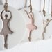 Ballet dancer ornaments-Set of 4, for Nursery or Christmas decoration.