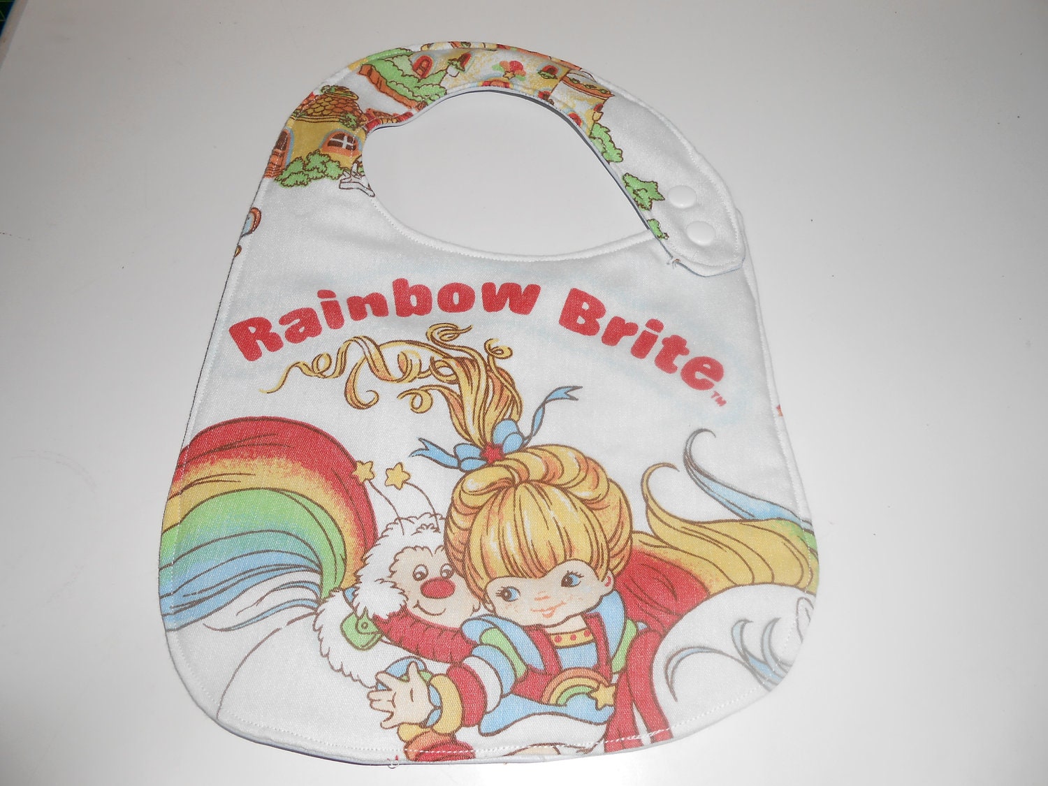 Rainbow Brite Bib