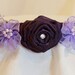 RockinDogs Custom Wedding Dog Collar. Swarovski Crystal and Ribbon Flower Collar in Your Wedding Colors