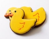 Rubber Duck Sugar Cookies