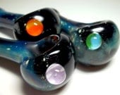 Glass Pipe SPACE PIPE, Custom Design your Own Planets, Hand Blown Glass, Cgge Team, Made To Order