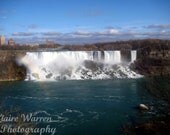 Clear Day Niagara, Niagara Falls, Ontario, Canada Photography Print By Klaire Warren 8X10 Matted 11X14 Inspirational Artwork for the Home