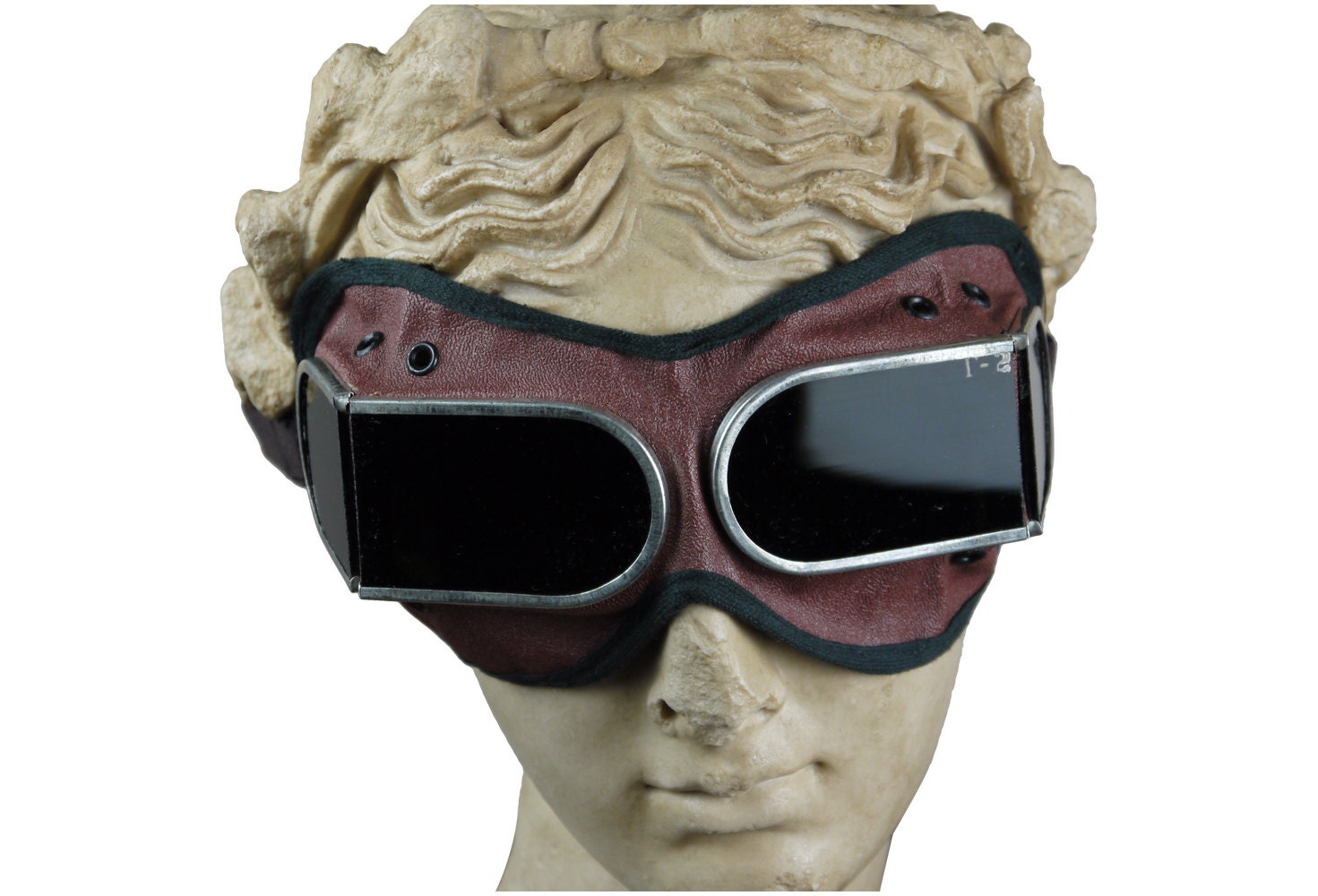 Vintage 1950's Motorcycle Goggles, Rare Eastern European SALE