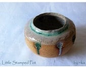 Little Stamped Pot