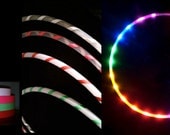 FREE SHIPPING - Strobing LED (The Fusion) and Day Hoop Combo - 2 Hoops
